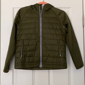 Under Armour coldgear infrared olive green jacket